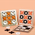Tic Tac Toe Game Classic Paper Scissors Rock Board Game for Kids. 
