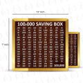 100,000 PKR Wooden Money Saving Box | Cash Challenge Tracker | Budget Savings Organizer for Kids & Adults I Money Box I Money Saving Box I Saving Box I Saving Money Box I 100000 Saving Box. 