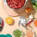 Chopper Machine - 3L Chopper - Kitchen Accessories - Hand Chopper - Blender Machine - Handblender - Meat Grinder - Grinder Machine - Chopper Machine Electric - Meat Chopper - Mixer - Food Processor - Qeema Machine - Electric Chopper - Vegetable Cutter.. 