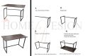 Big Size Computer Table for Home office and Study 2x4 Feet Detachable Modern Desktop Computer Desk Gaming PC Laptop Desk Work Table, Home Bedroom Furniture Workstation Students Study Writing Desk. 