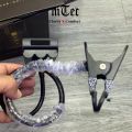 mTec METAL Mobile Snake Stand Flexible Cell Phone Holder Heavy Duty Fold-able Bracket Clip For All Smartphones. 