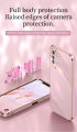 For Vivo Y12S Back Cover Shiny Plating Square Bumper Soft Silicone Shockproof Protective Case. 