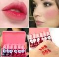 Pack Of 3,6 Super Long Lasting Heng Fang 3D Lip Tint Kiss Proof & Cheek Stain H7020 Liquid Lip........ 