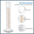 50ml Pyrex Graduated Cylinder 1 to 5 Pcs | Iwaki Glass Measuring Cylinder | Chemical & Heat-Resistant Laboratory Glassware | Ideal for Scientific Experiments, Lab Use, Liquid Measurements, Chemical Mixing & Educational Purposes. 