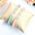 4 Beautiful Transparent Glass Bead Friendship Bracelet for Couples, Bestfriends, Boys and Girls. 