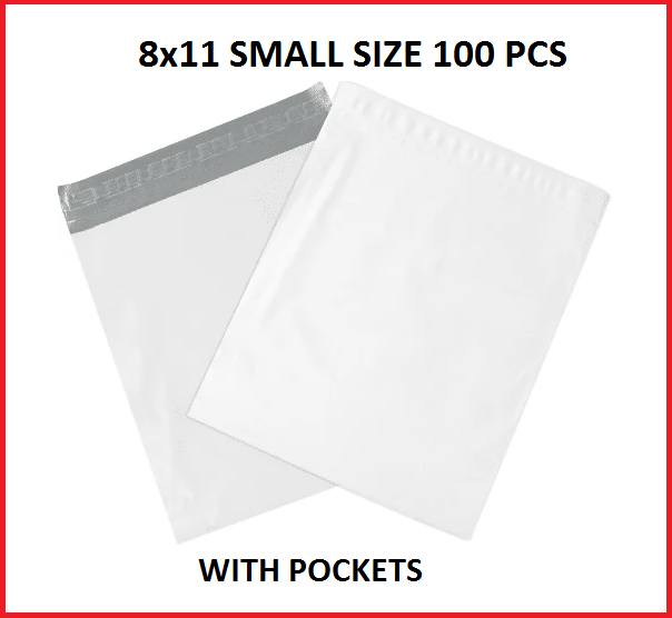 Small Courier Flyer Bag with Pocket 8 X 11 Inches