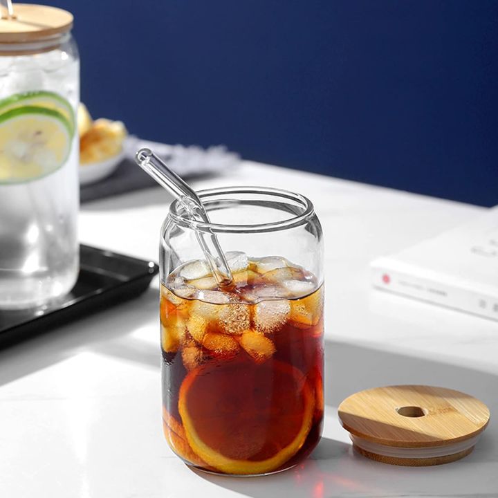 Premium%20Transparent%20Round%20Drinking%20Glass%20Tumbler%20with%20Bamboo%20Lid%20And%20Glass%20Straw%20540ML%20-%20Image%204