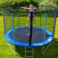 Trampoline 6 Feet Round Trampoline and Enclosure with spring kids bounce ring, jumping castle. 