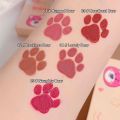 MAGIC CASA 5Pcs/set Cute Bear Matte Velvet Lip Gloss Set Waterproof Long-lasting Liquid Lipstick Red Lips Tint Korean Makeup Cosmetic. 