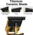 Vintage T9 Trimmer for Men Hair Zero Gapped Clipper Professional Cordless Haircut Electric USB Charging. 
