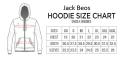 Jack Beos Maroon Fleece Pull Over Hoodie For Men 23082022. 