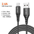USLION USB Cable For iPhone Cable 14 13 12 11 Pro Max Xs Xr X SE 8 7 6S Plus iPad Air Fast Charging Cable For iPhone Charger. 