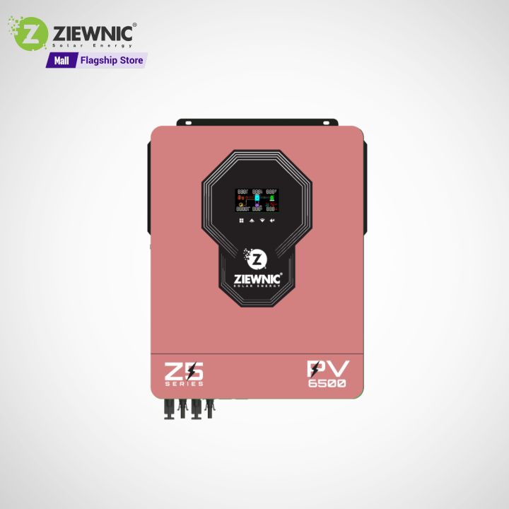 ZIEWNIC Z5 Series Hybrid Inverter 4.5 (KVA) 5G PV6500 ON/OFF/MKS/KS Solar 100% Pure Sine Wave Solar Inverter