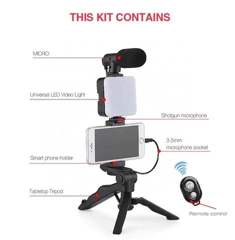Vlogging%20Kit%20Accessories%20for%20Mobile%20Phone%20DSLR%20Camera%20Video%20Recording%20with%20Tripod%20Shoot%20Mic%20360%20LED%20Remote%20Selfie%20Light%20for%20Live%20Streaming%20Short%20Film%20-%20Image%206