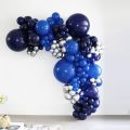 70pcs 9 inch Dark Royal Blue Latex Balloons without shinny Garland for Birthday Party Decoration Graduation Wedding Bridal Baby Shower Celebration helium balloon matte balloons. 