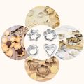 12 Piece Cookie Cutter Cutter Set | 4 Different Shapes, 3 Sizes, Stainless Steel Metal Molds | Shape Cutters for Kitchen, Baking, Diwali & Christmas Small Size Cookie Cutters. 