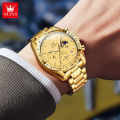 OLEVS Watch For Men Waterproof 2024 Original Fashion Athletic Quality Product Chronograph Calendar Luminous Quartz Men's Clock 3618. 