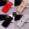 iPhone 12 Pro Max Cover - White - New Glossy Shine Soft Borders Back Case. 