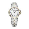 Raymond Weil Womens Parsifal Silver/Gold Stainless Steel Quartz White Dial Silver/Gold Steel Bracelet Watch-RW5180-STP-00300. 