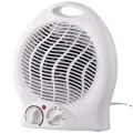 Electric Portable 2 Speed Fan Heater With Thermostat 1000 Watt & 2000 Watt Settings. 