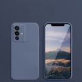 Vivo V23 Pro V23e 4G 5G Casing Square Liquid Silicone Phone Case Soft TPU Shockproof Bumper Camera Protective Back Cover. 