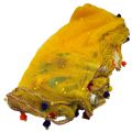 WEDDING DUPATTA NET FOR WEDDING PARTY NIKKAH WEDDING NET DUPATTA WITH HANDLE (  81 INCH X 40 INCH ). 