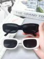 Classic Rectangle Frame Sunglasses for Women & Men| Vintage Small Square Sunglasses. 