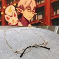 Toilet-bound Hanako kun Tsuchigomori Cosplay props Glasses with chain. 