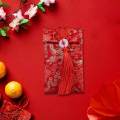 Chinese Lunar Year Red Envelope Hongbao Traditional Gift Money Envelope Wedding A Vertical. 