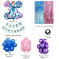 60 Pcs Frozen Balloons Birthday Theme Set for Grand Party, Elsa Theme Set Birthday Party Decoration. 