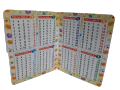 Times Tables Book for Kids Counting Colorful Book 9 inches x 7 inches Card. 
