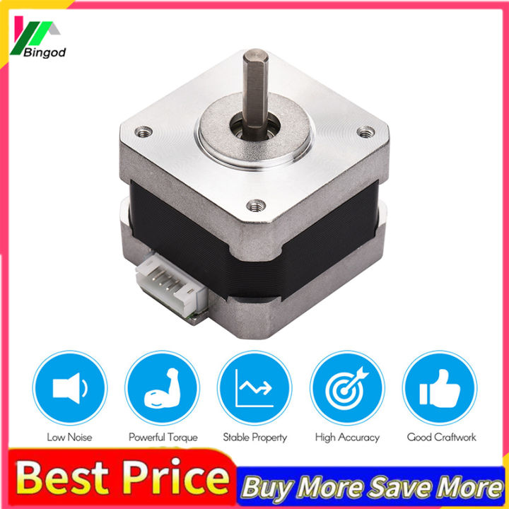 Printer Parts 42-34 Stepper Motor 2 Phase 1.8 Degree Step Angle 0.28N.M ...