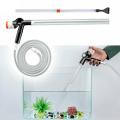 1 1Set Transparent Fish Tank Cleaner Aquarium Water Changer Vacuum Siphon Drainer Gravel Sand Washing Aquatic Pet Supplies. 