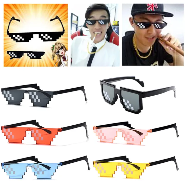 Unisex%20Polygonal%20Party%20Cosplay%20Mosaic%20Glasses%20Photo%20Props%20Thug%20Life%20Sunglasses%20Pixel%20Glasses%20-%20Image%204
