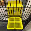 Parinda Bird Non Bite able Slider , Bird Feeder, Feed Pot, Parrots, Lovebirds, Cockatiel, Ring Neck , Raw (Pack of 2). 