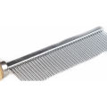 Pet Dog Cat Comb Stainless Steel Pin Teeth Wooden Handle Grooming Fur Hair Brush. 