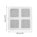 The Disposable Shower Drain Mesh Sticker Hair Catcher is a self-adhesive, disposable mesh that catches hair and debris to prevent clogs. Easy to apply and perfect for sinks, bathtubs, and laundry drains.. 