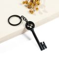 Halloween Coraline Key Skeleton Keychain Neil Gaiman Black Treasure Chest Key Pendant Key Chain for Women Men Key Holder Jewelry. 