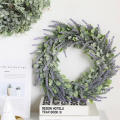 Lavender Door Wreath Decor Extra Large Topiary Wreaths Meadow Flower Artificial. 