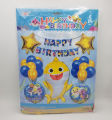 BABY SHARK THEME BIRTHDAY PARTY DECORATION SETS ( 24 ITEMS TOTAL IN A PACK ). 