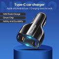 Fast charging- Ready Stock+COD QC 3.0 3 USB Car Charger Quick Charge 3.0 3-Ports Fast Charger For Car Phone Charging Adapter. 