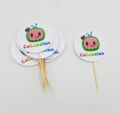 COCOMELON THEME CUPCAKE TOPPERS - PACK OF 10 CUPCAKE TOPPERS - COCOMELON CUPCAKE TOPPERS. 