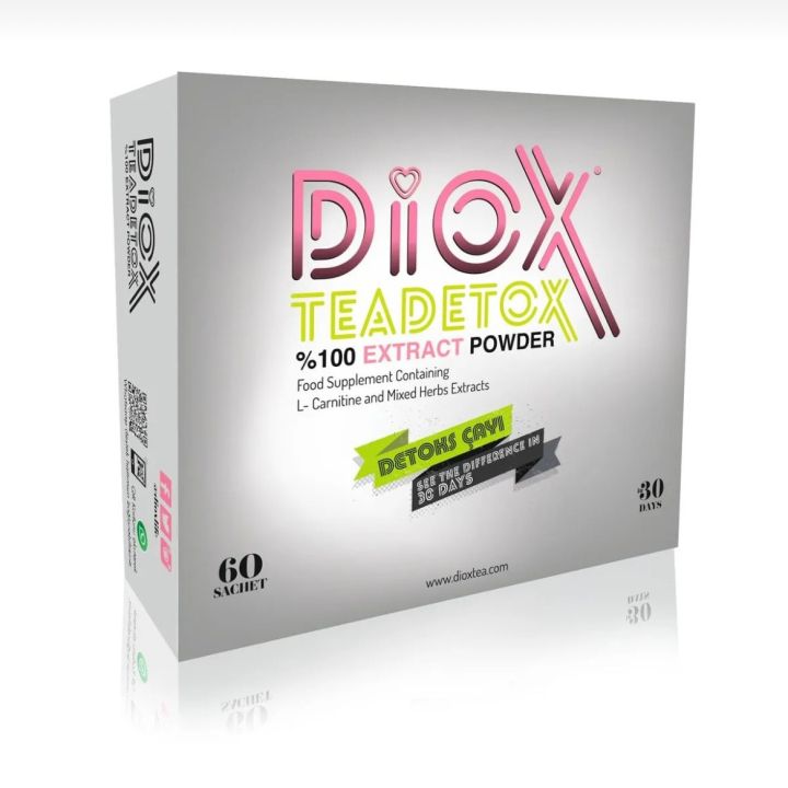 01 Box 60 Sachets of Diox Detox Tea | Daraz.pk