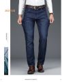 New mens jeans pants Business Jeans Men Classic Style Dark Blue Stretch Denim Jeans Pants for Male. 