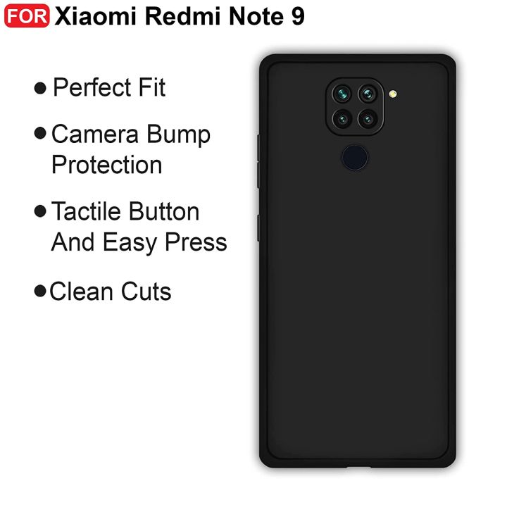 Xiaomi%20Redmi%20Note%209,%20Xiaomi%20Redmi%2010X%204G%20Soft%20TPU%20Black%20Back%20Cover,%20Shock-Absorbing,%20Fingerprint-Resistant,%20Lightweight,%20Durable%20Protection%20-%20Image%205