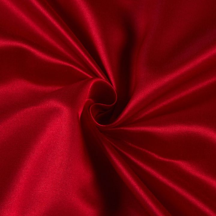 Maroon Pure Korean Satin Silk Fabric 54 Inch Arz
