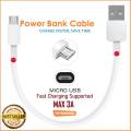 Mini Fast Charging 18W Micro USB Power Bank Cable 3A. 