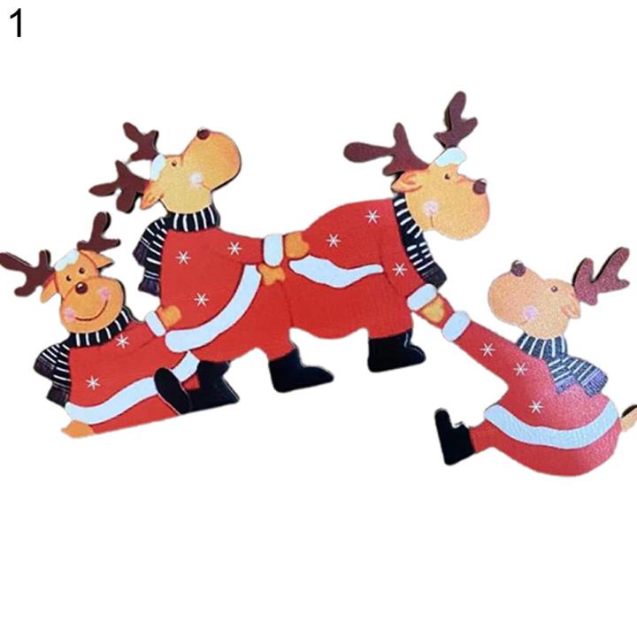 Christmas Door Decoration Seamless Santa Clause Frame Trinkets
