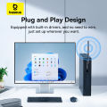 Baseus 650Mbps WiFi Adapter, 2.4G/5G Dual Band Wireless Network Adapter for PC Desktop, Supports Windows & Linux. 