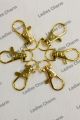 Swivel Clasp Gold and Silver Trigger Snap Hook - 34mm Gold and 37mm Silver Metal Buckle Clips for Keychains, Bags, DIY Crafting (6, 12, 24 pcs). 